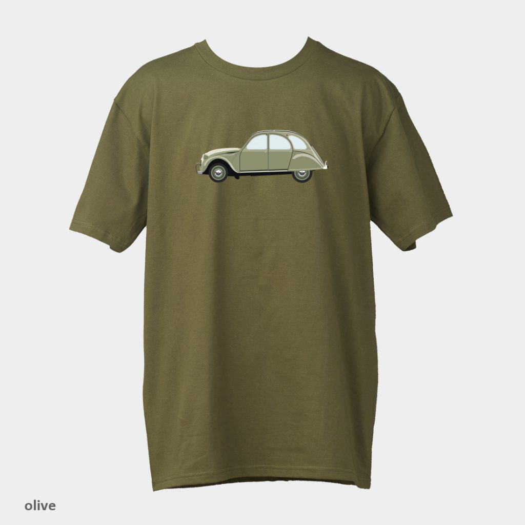 citroen 2cv t shirts