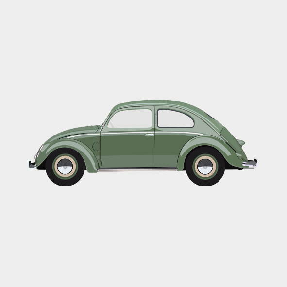 VW Beetle '58 Artprint - Maximagion